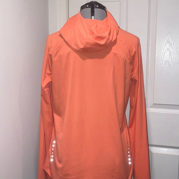 Nike Dri-Fit Element Hoodie Women’s Size Large Orange Mango Pullover NWOT - Picture 3 of 8